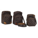 LOUIS VUITTON Monogram Shoulder Bag 3 Set LV Auth bs37637-1