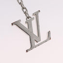 LOUIS VUITTON Bag Charm Belt metal 4 Set White Silver LV Auth bs37642-10