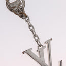 LOUIS VUITTON Bag Charm Belt metal 4 Set White Silver LV Auth bs37642-11