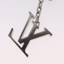 LOUIS VUITTON Bag Charm Belt metal 4 Set White Silver LV Auth bs37642-14
