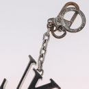 LOUIS VUITTON Bag Charm Belt metal 4 Set White Silver LV Auth bs37642-15