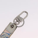 LOUIS VUITTON Bag Charm Belt metal 4 Set White Silver LV Auth bs37642-28