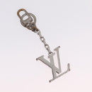 LOUIS VUITTON Bag Charm Belt metal 4 Set White Silver LV Auth bs37642-9