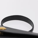 Christian Dior Hand Bag Leather Black Gold Auth bs37643-14