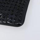 Christian Louboutin Shoulder Bag Patent leather Black Silver Auth bs37646-12