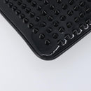 Christian Louboutin Shoulder Bag Patent leather Black Silver Auth bs37646-13