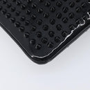Christian Louboutin Shoulder Bag Patent leather Black Silver Auth bs37646-15