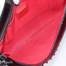 Christian Louboutin Shoulder Bag Patent leather Black Silver Auth bs37646-18