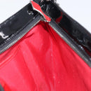 Christian Louboutin Shoulder Bag Patent leather Black Silver Auth bs37646-19