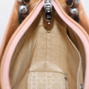 Christian Dior Maris Pearl Hand Bag Patent leather Pink Silver Auth bs37647-19