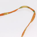 Gianni Versace Shoulder Bag Canvas Orange Gold Auth bs37650-13