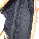 Gianni Versace Shoulder Bag Canvas Orange Gold Auth bs37650-23