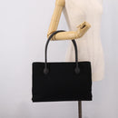 Miu Miu Tote Bag Canvas Black Auth bs37651-22