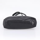 CHANEL Matelasse Tote Bag Lamb Skin Black Silver CC Auth bs37653-5