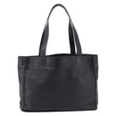CHANEL Matelasse Tote Bag Lamb Skin Black Silver CC Auth bs37653-13