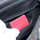 ETRO Shoulder Bag Leather 2way Black Gold Auth bs37654A-23