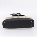 BURBERRY Nova Check Tote Bag Canvas Beige Silver Auth bs37660-9