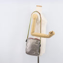 LOEWE Shoulder Bag Leather Silver Auth bs37665-24
