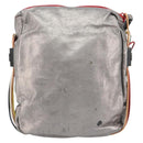 LOEWE Shoulder Bag Leather Silver Auth bs37665-3
