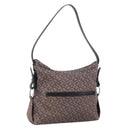 LOEWE Shoulder Bag Canvas Gray Silver Auth bs37666A-1