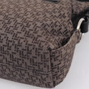 LOEWE Shoulder Bag Canvas Gray Silver Auth bs37666A-9