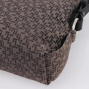 LOEWE Shoulder Bag Canvas Gray Silver Auth bs37666A-15
