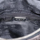 LOEWE Shoulder Bag Canvas Gray Silver Auth bs37666A-18