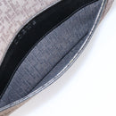 LOEWE Shoulder Bag Canvas Gray Silver Auth bs37666A-23