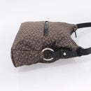 LOEWE Shoulder Bag Canvas Gray Silver Auth bs37666A-4