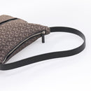 LOEWE Shoulder Bag Canvas Gray Silver Auth bs37666A-7