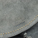 Chloe Hudson Shoulder Bag Leather Black Gold Auth bs37667A-15