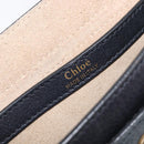 Chloe Hudson Shoulder Bag Leather Black Gold Auth bs37667A-19