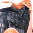 Salvatore Ferragamo Vala Backpack Leather Brown Gold Auth bs37669-22