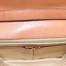 CELINE Macadam Canvas Shoulder Bag PVC Leather Brown Gold Auth bs37670-16
