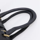 Saint Laurent Cavass Chic Mini Bag Leather 2way Black Gold 370699 Auth bs37674-9