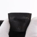 FENDI Mamma Baguette Shoulder Bag Cotton Jersey Brown Silver Auth bs37676-12