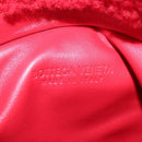 Bottega Veneta Shoulder Bag Fabric Leather Red Auth bs37678V-19