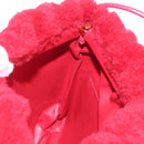 Bottega Veneta Shoulder Bag Fabric Leather Red Auth bs37678V-21