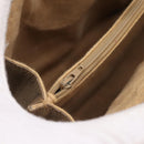 GUCCI GG Supreme Web Sherry Line Bag PVC Beige Gold 116 02 076 Auth bs37680-20