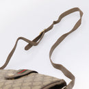 GUCCI GG Supreme Web Sherry Line Bag PVC Beige Gold 116 02 076 Auth bs37680-8