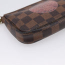 LOUIS VUITTON Damier Ebene T&B Mini Pochette Accessoires N58011 LV Auth bs37681-11