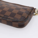 LOUIS VUITTON Damier Ebene T&B Mini Pochette Accessoires N58011 LV Auth bs37681-12