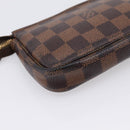 LOUIS VUITTON Damier Ebene T&B Mini Pochette Accessoires N58011 LV Auth bs37681-13