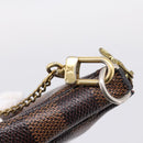 LOUIS VUITTON Damier Ebene T&B Mini Pochette Accessoires N58011 LV Auth bs37681-15