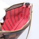 LOUIS VUITTON Damier Ebene T&B Mini Pochette Accessoires N58011 LV Auth bs37681-18
