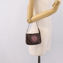 LOUIS VUITTON Damier Ebene T&B Mini Pochette Accessoires N58011 LV Auth bs37681-21