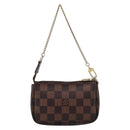 LOUIS VUITTON Damier Ebene T&B Mini Pochette Accessoires N58011 LV Auth bs37681-3