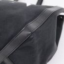 Valentino Tote Bag Canvas Black Silver Auth bs37683-14