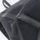 Valentino Tote Bag Canvas Black Silver Auth bs37683-10