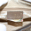 GUCCI GG Supreme Web Sherry Line Bag PVC Beige Gold 89 02 032 Auth bs37687-19